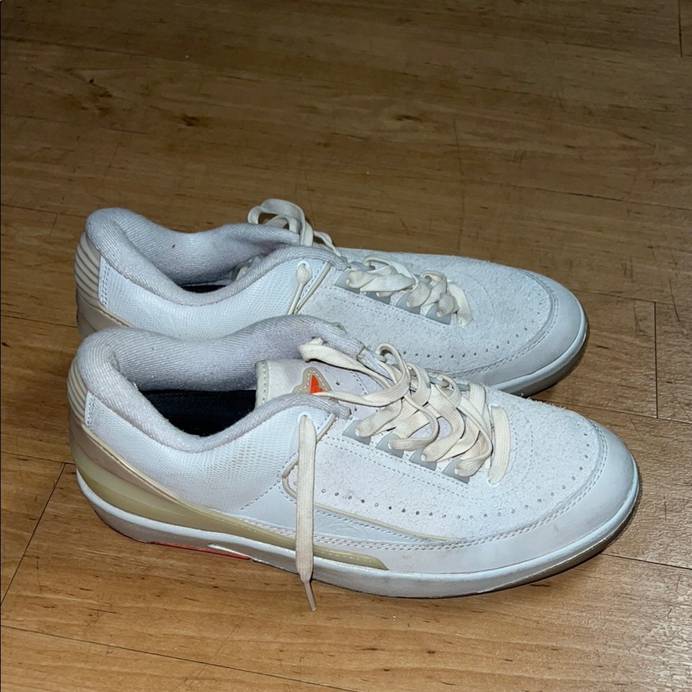 White and Cream Sneakers